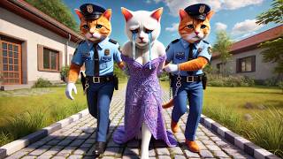 👿😾The malicious stepmother of the kitten and the revenge of the cat father💥#story#catshorts#aicat#ai
