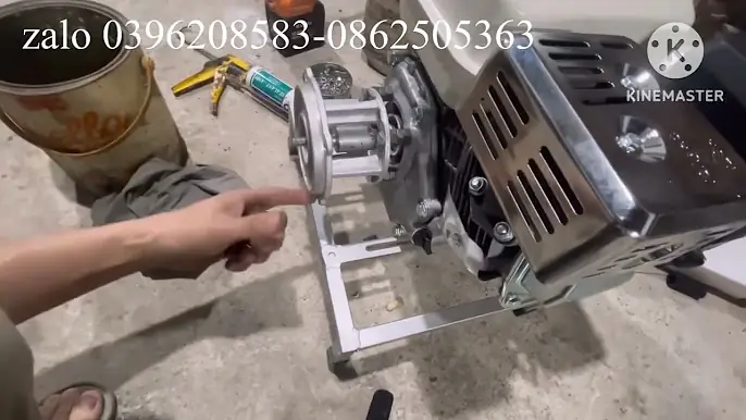 cách lắp bơm đẩy phi 49-42-34-27 vào máy xăng  ;0396208583