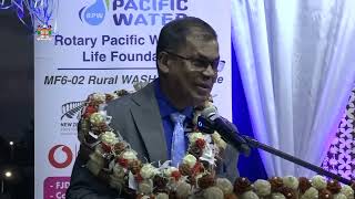 DPM & Minister for Finance officiates at launch of Rotary Pacific Water for Life Foundation