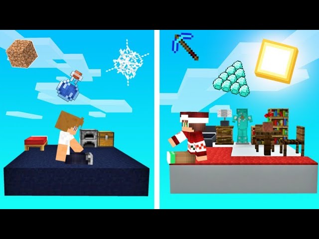 فلم ماين كرافت : الجزيرة السوداء ضد الجزيرة البيضاء !!؟ 🔥😱