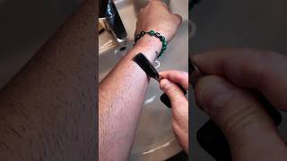 ASMR 🎙️ SATISFYING RELAXING SHAVING HONING SOUNDS KAMISORI RAZOR #asmr #shorts #satisfying