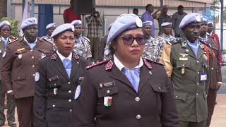 La médaille des Nations Unies aux 54 experts pénitentiaires