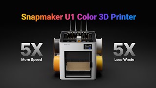 Snapmaker U1 컬러 3D 프린터 소개: 속도는 5배 빨라지고 폐기물은 5배 줄어듭니다.