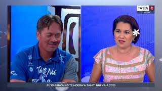 Te ve'a nō mahana mā’a 31 nō me 2025