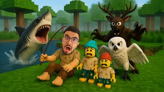 تحدي صيد الاسماك النادرة في 99 ليلة 🦈🪓