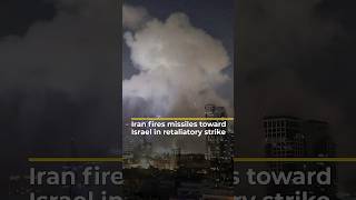 Iran fires wave of missiles toward Israel in retaliatory strike | AJ #shorts