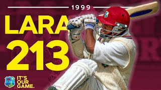West Indian Wizardry 🧙 | Brian Lara Hits Heroic 213 In PRESSURE Test | West Indies v Australia 1999