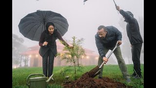 አረንጓዴ ዐሻራ አንድ ቀን ተከላ በአባ ጅፋር ቤተ መንግሥት