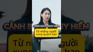 Hãy lắng nghe những tín hiệu nguy hiểm từ những người xung quanh các bạn nhé #shorts