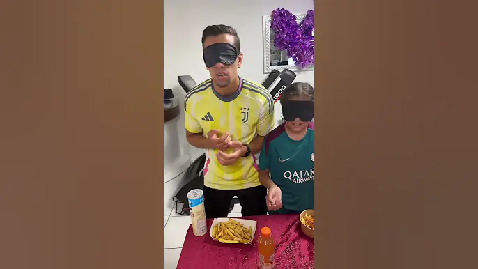 Challenge YEUX BANDÉ 😱 #humour #drole #food #challenge #fortnite #couple #live #clips #sketch