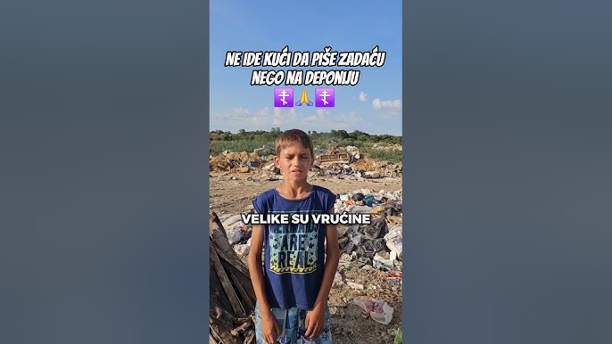 Замислите дете које не иде кући после школе да напише домаћи… већ право на депонију.📽:markonikolic86