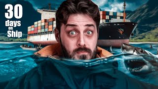 HİÇLİĞİN ORTASINDA MAHSUR KALDIK | 30 DAYS ON SHIP |