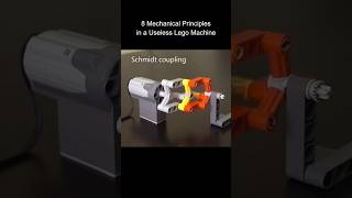 8 mechanical principles in a useless Lego machine (front side) #shorts