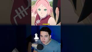 Sakura le demuestra a Sarada su increíble poder. #sakura #sarada #sasuke #ino #hinata