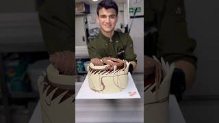 Türkiye’nin en genç ustasından çikolatalı soğuk mermer çalışmalı pasta yapımı !! #pasta #patisserie