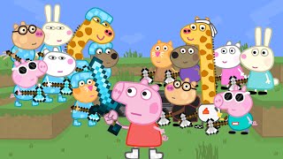 Minecraft Speedrunner Peppa vs Hunters - All Episodes