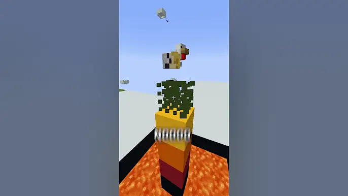 Xiaro adivina el mob para salvar a pollo #shorts #minecraft