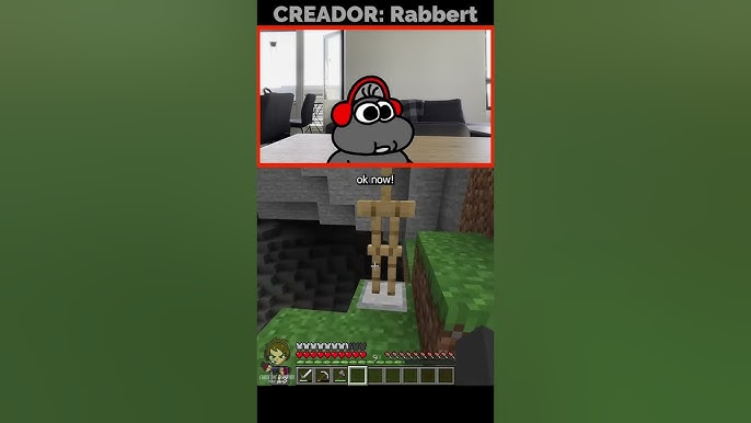🔴Néstor SUPERA a Rabbert en Minecraft 🌀Fandub Español🌀 [ @Rabbert en Español ] #memes #humor #art