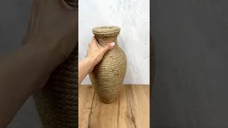 밧줄과 판지만으로 만든 아름다운 암포라 😍