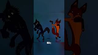 „Chytry lis i łatwowierny wilk”#shorts