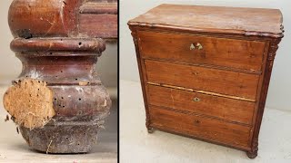 I restored a 19 century DRESSER and wrote a BOOK!