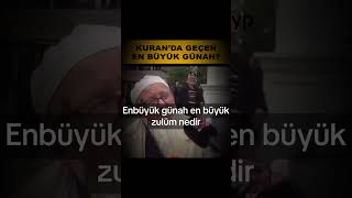 Kuranda gecen en büyük günah nedr👈#islam