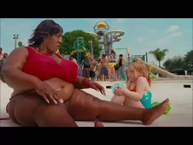 Rasputia causes mayhem at the waterpark