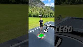 OMG das mit dem Lego mach ich nie wieder! 😳😓 #trampolin #challenge #salto #flip #backflip #shorts