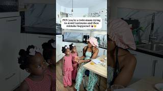 관점: 짜증을 피하려고 애쓰는 쌍둥이 엄마인데 실수가 일어났어요 🤷‍♀️🥹 #신생부모