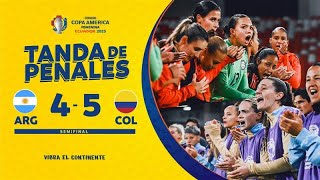 ARGENTINA 4-5 COLOMBIA | TANDA DE PENALES COMPLETA | CONMEBOL Copa América Femenina 2025™