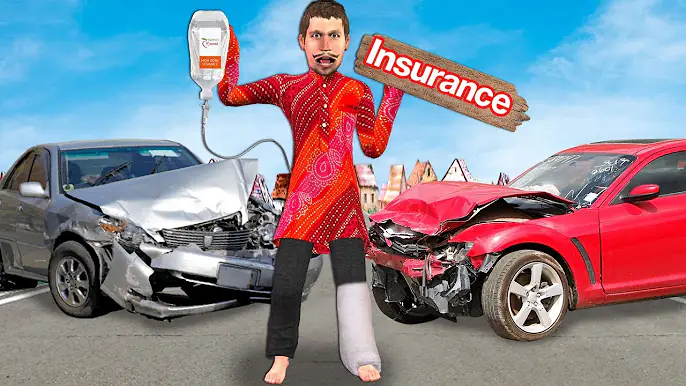 कार बीमा Car Insurance Funny Video   - Hindi Village Comedy