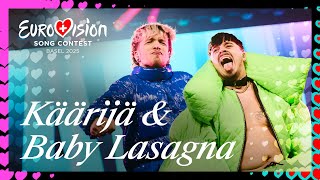 Käärijä & Baby Lasagna - #eurodab at the Grand Final | Eurovision 2025 | #UnitedByMusic 🇨🇭