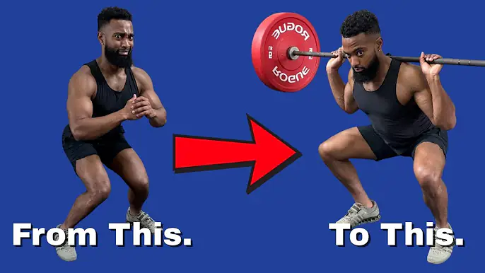 How to Go from CAN'T Squat to The Barbell Back Squat (Step-by-Step Progression)