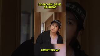 😱 Esta chica mide lo mismo que una mano #shorts