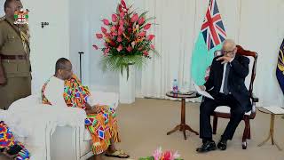His Excellency the President receives Letter of Credence from Ghana's Non - Resident Ambasssador