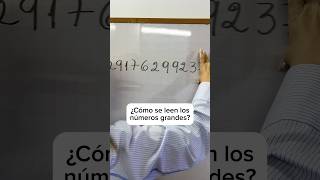 Cómo se leen los números grandes.