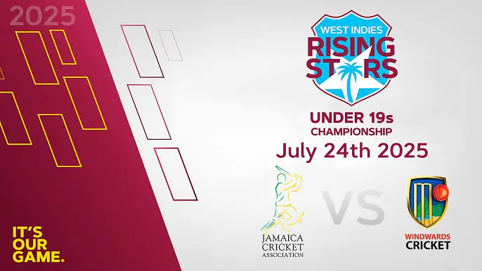 🔴 LIVE 3RD PLACE | Jamaica v Windward Islands | CWI Men’s Under 19 | 50 Over Championships 2025