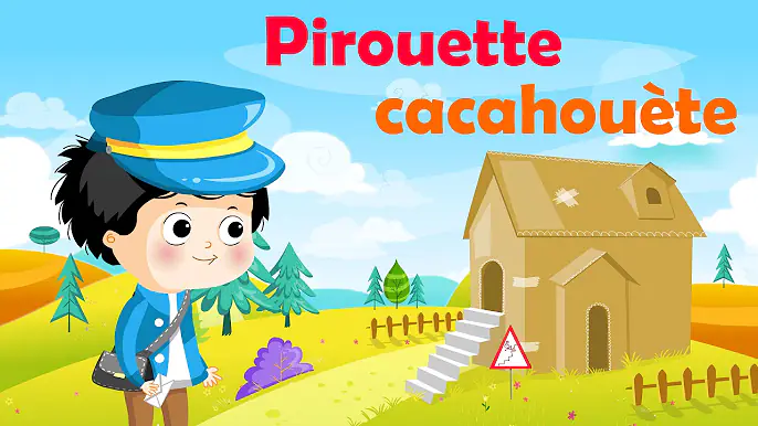 Pirouette, Cacahuète - Comptine avec gestes pour enfants et bébés (avec les paroles)