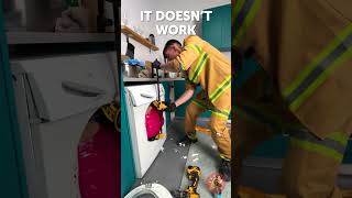 غسالة ملابس خرجت عن السيطرة! قصة الإنقاذ المثيرة