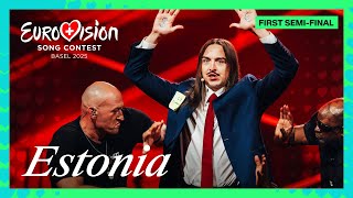 Tommy Cash - Espresso Macchiato (LIVE) | Estonia 🇪🇪 | First Semi-Final | Eurovision 2025