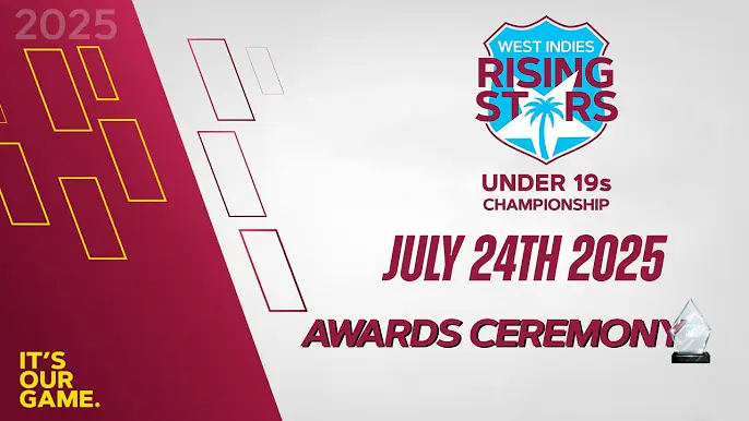 🔴 LIVE | CWI Men's Under 19 50-over Championships 2025 Awards & Closing Ceremony
