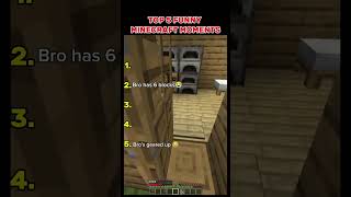 Minecraft moments😭🙏🏻 #funny #minecraft #top5 #memes