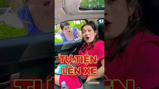 Cô gái thông minh tự tiện nhảy lên xe của người khác để xin đi nhờ và cái kết đắng #shorts