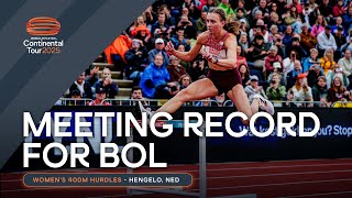Femke Bol powers to 52.51 meeting record at FBK Games | Continental Tour Gold 2025