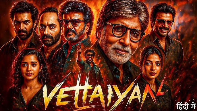 Vettaiyan (2025) | Rajinikanth | Amitabh Bachchan |South Dubbed Hindi Action New Release Movie 2025