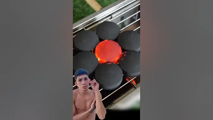 Olha só esse carvão #experimento #teste