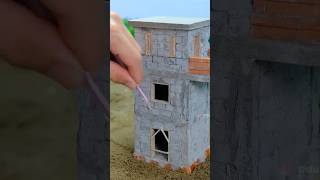I Built a T-Shaped Two-Story House with Mini Bricks vs. LEGO Bricks Here's the Verdict  #diy #house
