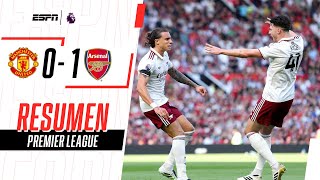 EL ARSENAL GOLPEÓ TEMPRANO Y VENCIÓ AL UNITED EN OLD TRAFFORD | M. United 0-1 Arsenal | RESUMEN