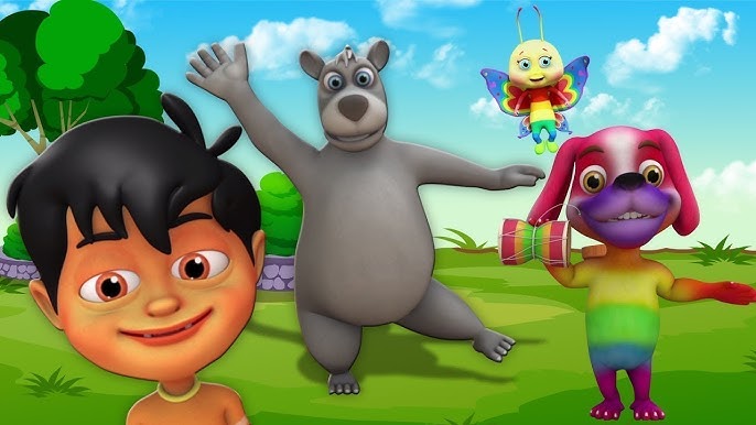 KALU MADARI AYA | GARI AYI CHUK CHUK | HINDI RHYMES | JOJO KIDS RHYMES HINDI