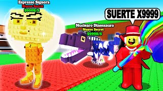 EL DUEÑO me dio SUERTE (X999) y Robé LOS BRAINROTS SECRETOS IMPOSIBLES en Steal a Brainrot